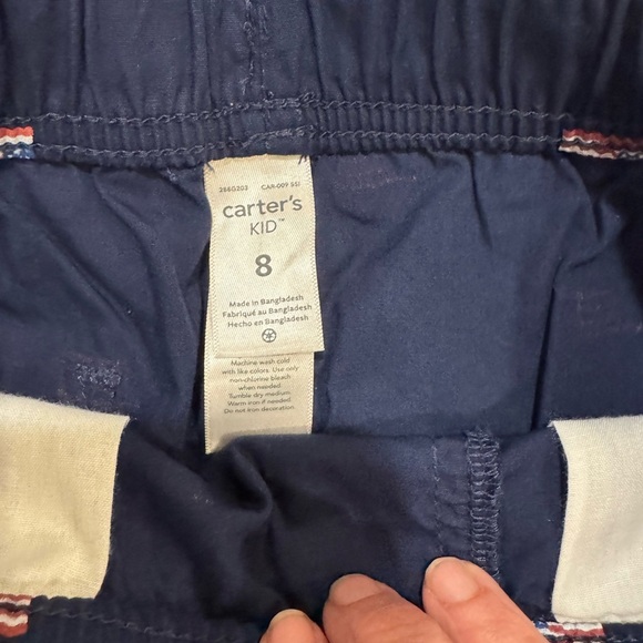 Carter's Boys American Flag Shorts size 8 - Picture 3 of 12